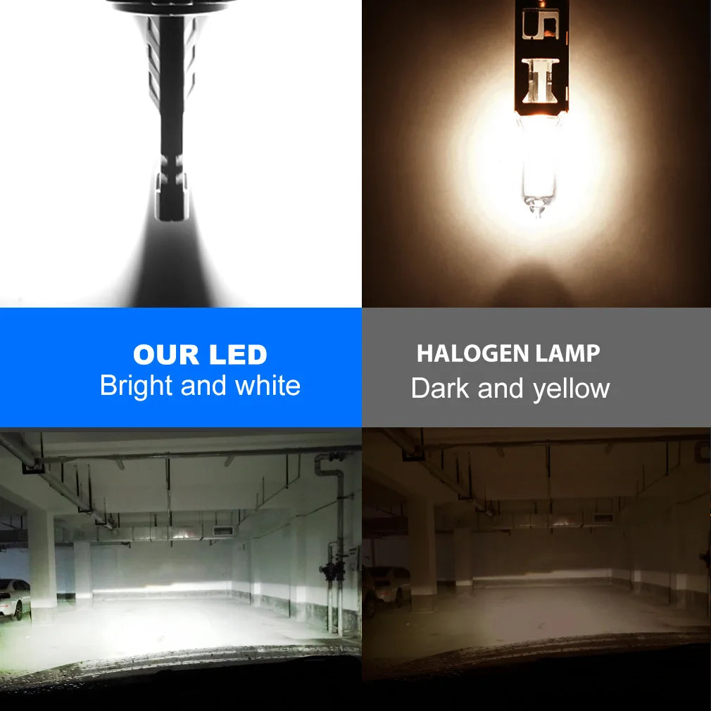 H11 H7 LED Headlight Canbus 9005 HB3 9006 HB4 Car Light Bulbs 20000LM 6500K H8 H9 Turbo Au