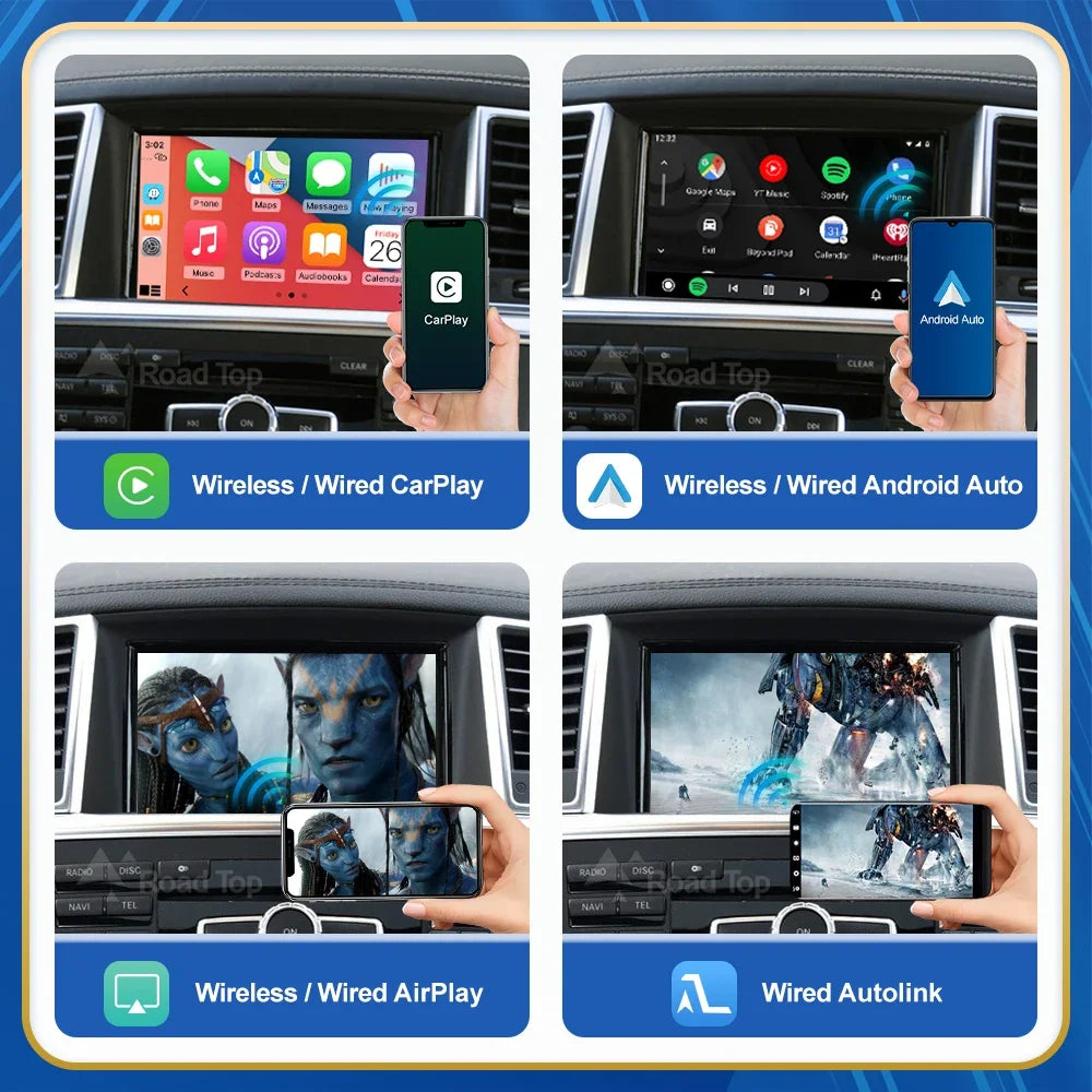 Wireless Carplay Android Auto For Mercedes Benz GLA CLA GLK SLK CLS W204 W176 W246 X204 C1