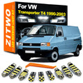 ZITWO 14Pcs Car Bulb Accessories For VW Volkswagen Transporter T4 1990- 1998 199 for VW T4 1990-1998 - Canbus LED Car Li