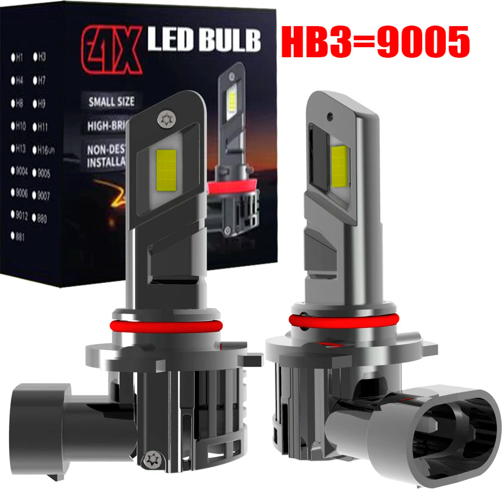 HB3 9005 P20D LED Headlight Canbus No Error Car Turbo Diode Bulbs Powerful White Light 12V