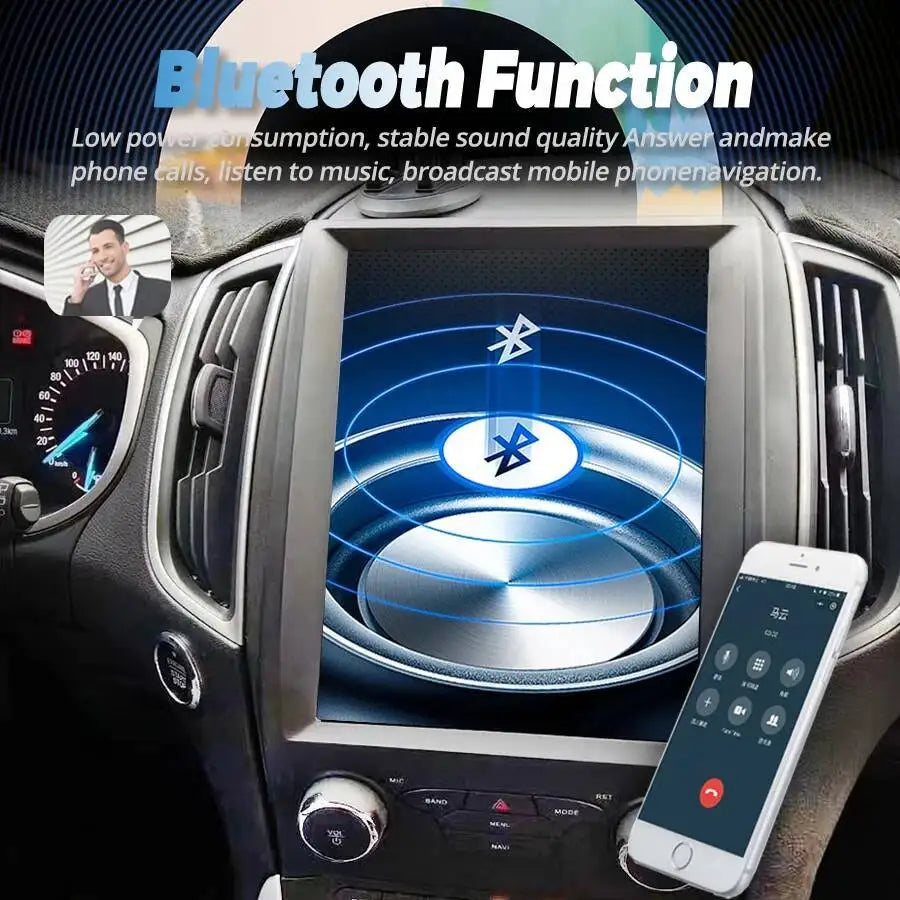 CarPlay Bluetooth Android 15 Screen GPS 256GB 10.4'' Radio Multimedia Video Player HU For