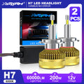 XSTORM H7 LED Headlight Bulbs H1 H11 9005 LED Lights 200W 60000LM 6000K Car Headlight Canb