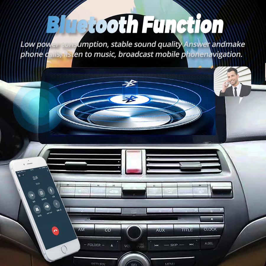 12.3 Inch Android 14 Screen For Honda Accord 7 2003 - 2008 GPS Navig Car Radio Multimedia  | AUTOKITSHOP