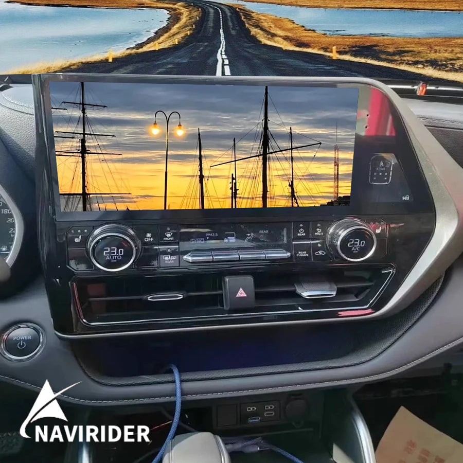 Android 14 Car Radio For Toyota Highlander 2022 Crown Kluger Autoradio Stereo Multimedia P | AUTOKITSHOP