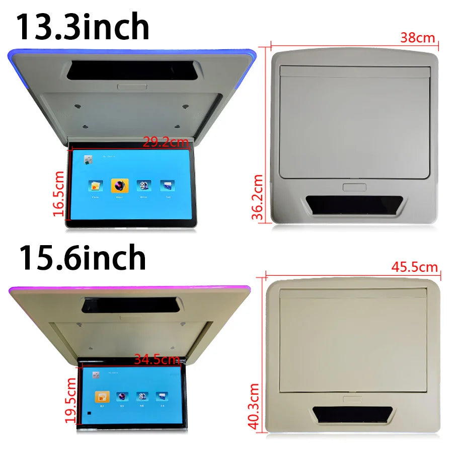 13.3inch/15.6inch MP5 Android Roof Ceiling Monitor For Toyota Alphard 20 Alphard 30 Vellfi