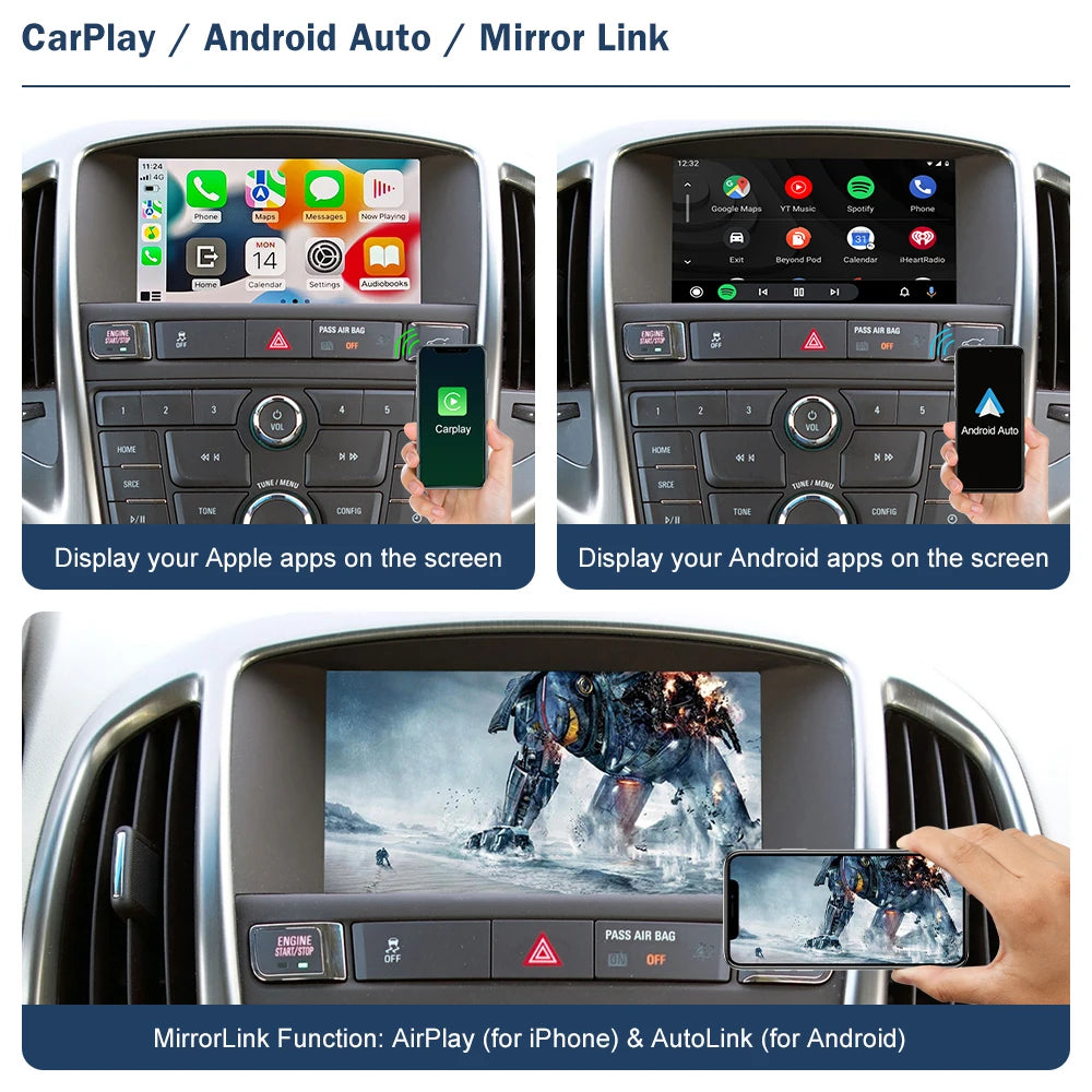 CN Wireless CarPlay for Buick Verano 2015-2019 Android Auto Interface Mirror Link AirPlay  | AUTOKITSHOP