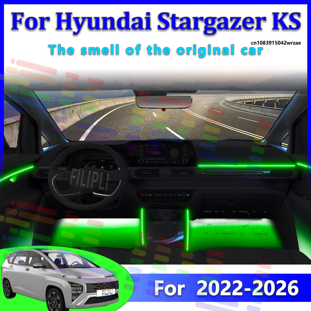 64 RGB - Neon Strip - for Hyundai - App Control - Car Interior Lighting | AUTOKITSHOP