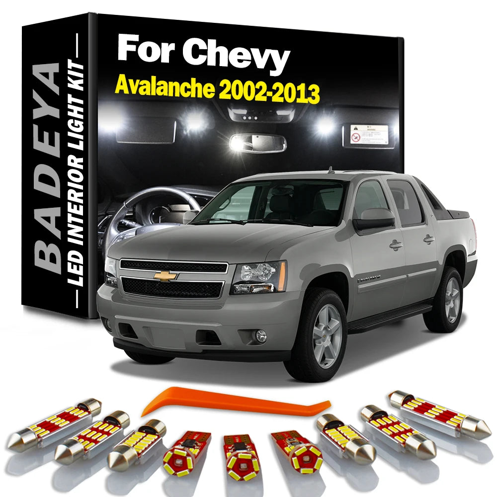 LED Interior Light Kit for Chevrolet 2002-2010 - Canbus Error-Free Interior Bulbs