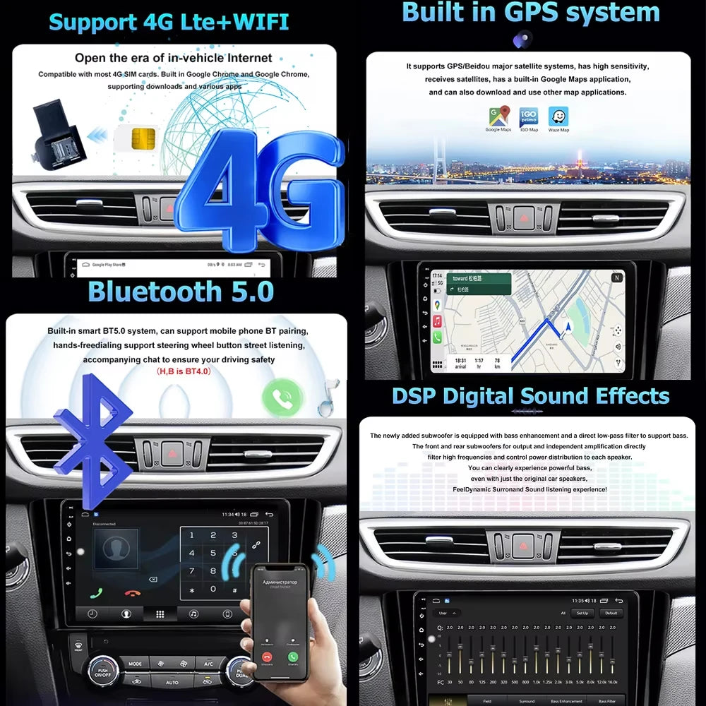 7'' For Dacia Sandero Duster Renault Captur Lada Xray 2 Logan Android 16 Auto Car Radio Mu