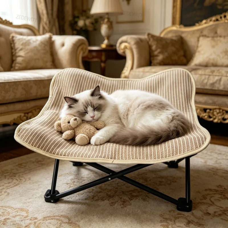 Cat Scratch Bed Durable Foldable Sisal Pet Lounger Chair Sisal Scratcher Chair For Cat Small Med - Automotive LED Light