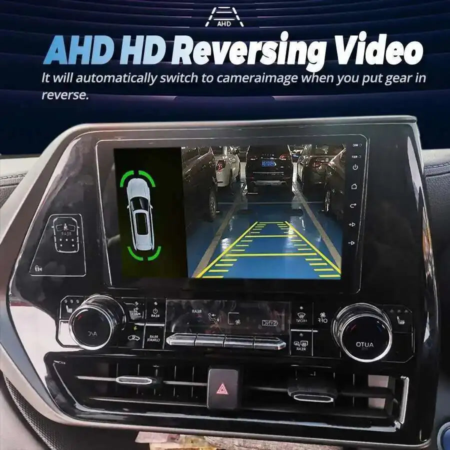 Car Multimedia Video Player For TOYOTA Highlander CROWN KLUGER Android CarPlay Navigation