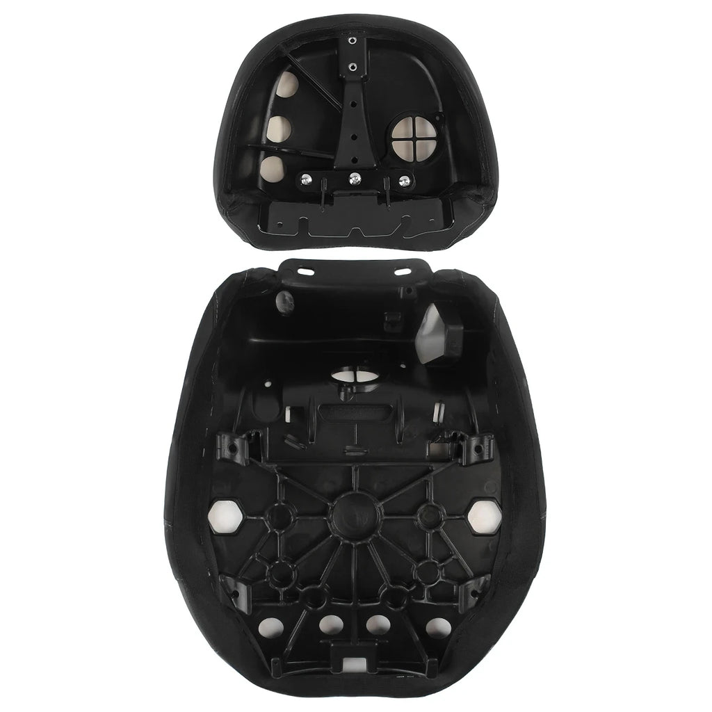 PU Leather Motorcycle Two-Up Seat Cushion for Harley Touring Street Glide Road Glide CVO 23-25 D - Automotive LED Light