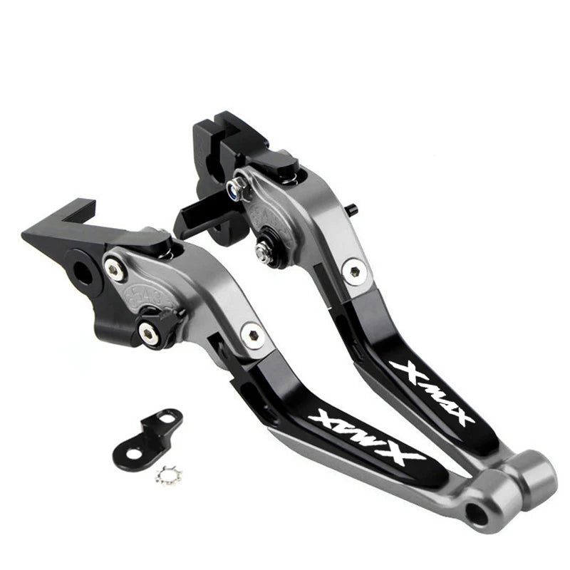 Fit For XMAX 300/250/125/400 2023-Present Parking Brake Lever Set Folding Handle Levers with Par - Automotive LED Light