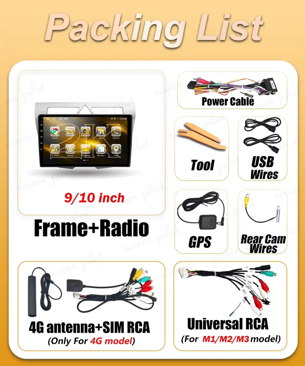 Android 16 For Kia Morning Picanto 2007-2010 Carplay Auto Car Radio Multimedia Player Auto | AUTOKITSHOP