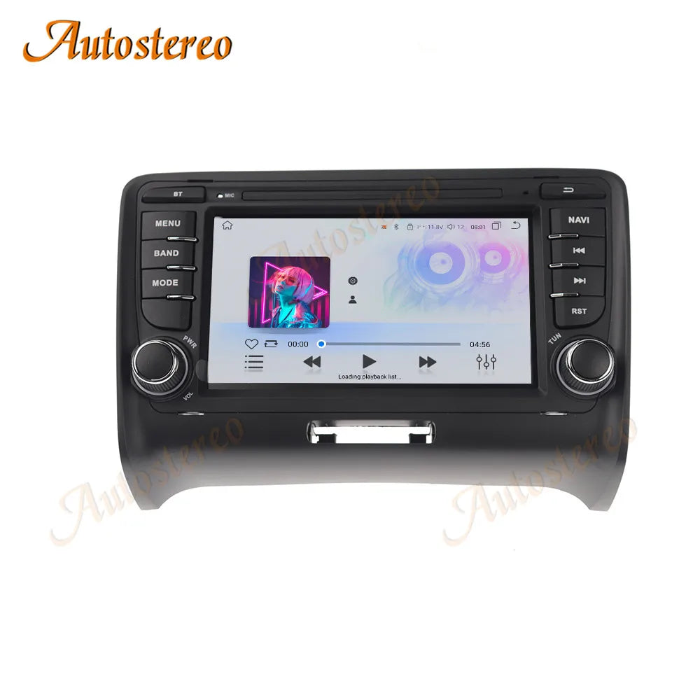 7 Inch Android 14 Carplay For AUDI TT 2009-2015 Car GPS navigation Head Unit Multimedia Pl