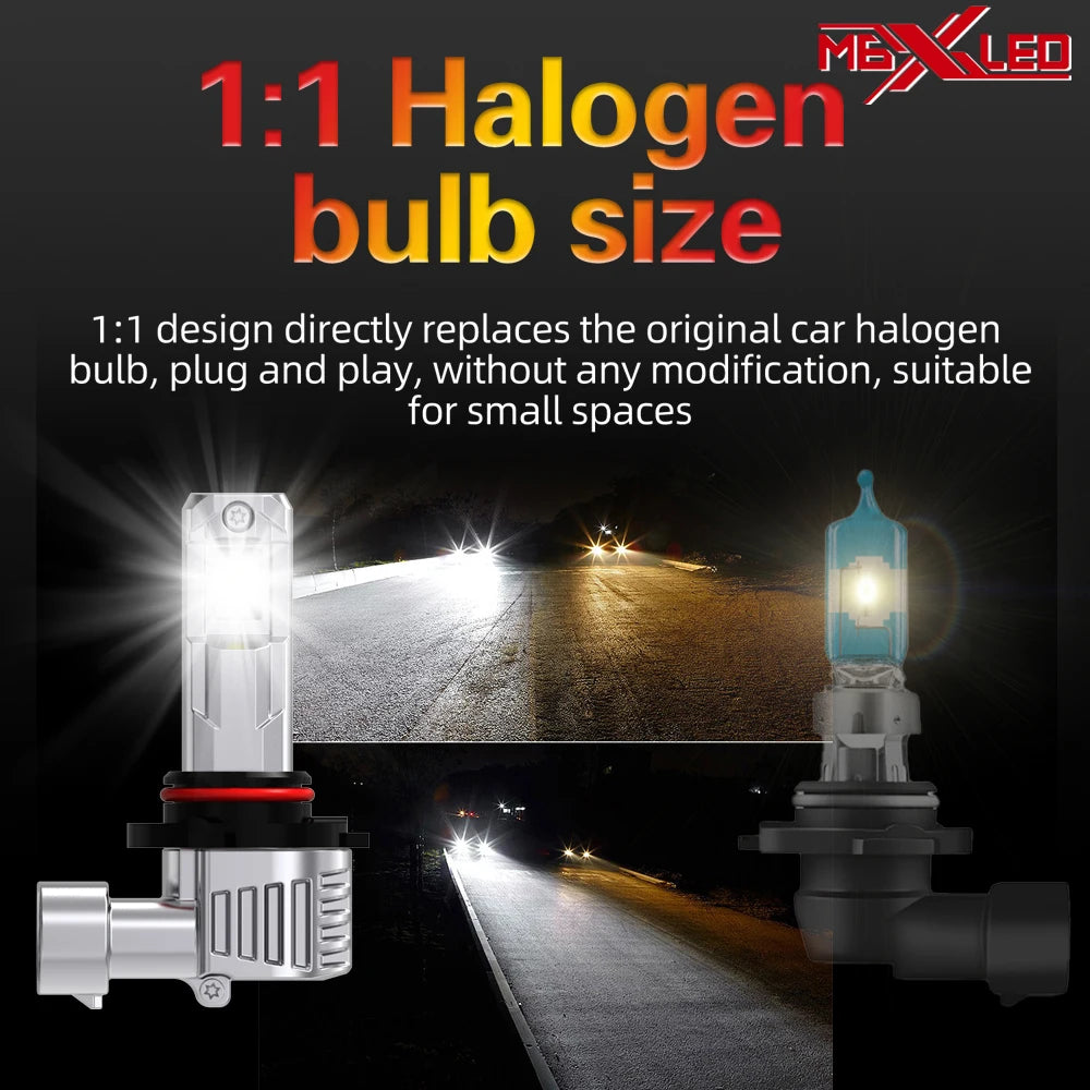 HB3 9005 P20d Led Light Car Headlight Bulb Canbus No Error White Auto Fog Diode High Power
