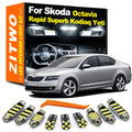 Full Car Lamp LED Interior Light Kit For Skoda Octavia Fabia Superb Rapid Karoq Yeti Kodiaq Citi - Canbus LED Car Light