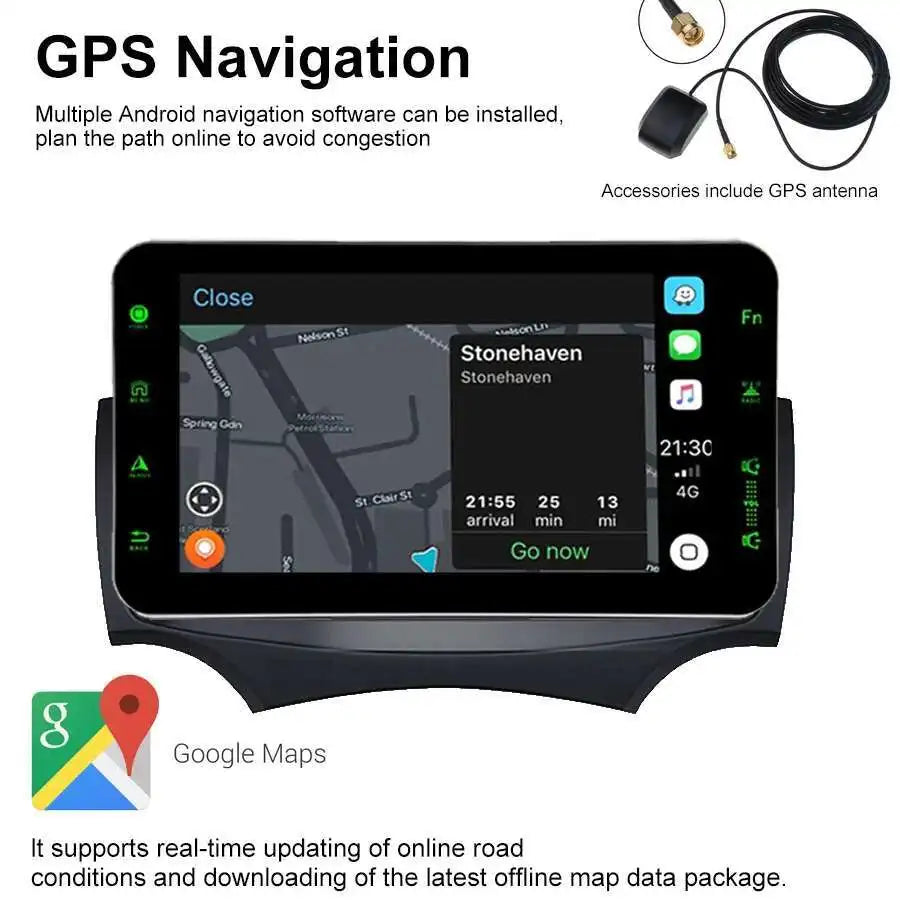 8inch/10.1inch Car Radio Android 14 Video Player Stereo For Ford Ka 2008 - 2012 Autoradio