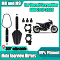 Motorcycle Rearview Mirrors Off Road Adv Wide Side Mirror For Ducati Scrambler 800 2015 20