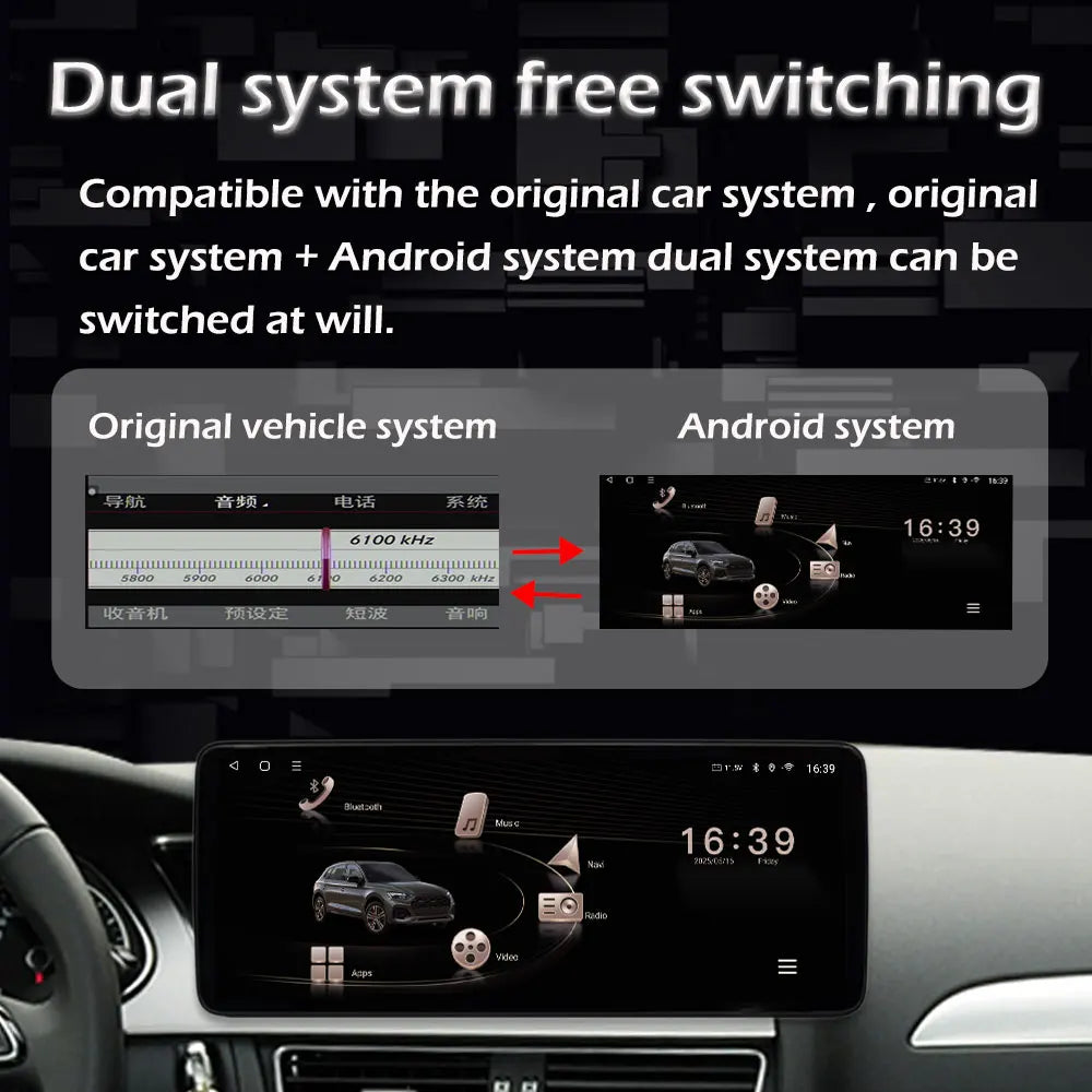 for Audi A4 B8 A5 2009 2010 2011 2012 2013 - 2016 Left Hand Drive Car Multimedia Video Pla | AUTOKITSHOP