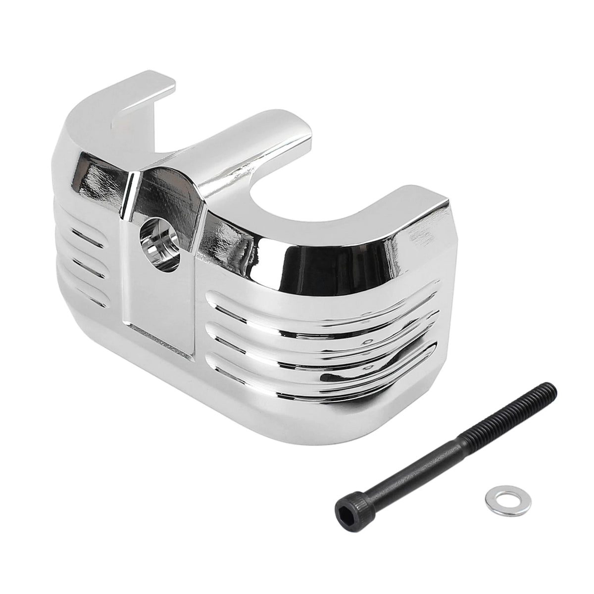 Chrome Ignition Coil Cover Trim Motorcycle For Harley Softail Street Bob Breakout Fat Boy 114 Lo - Automotive LED Light