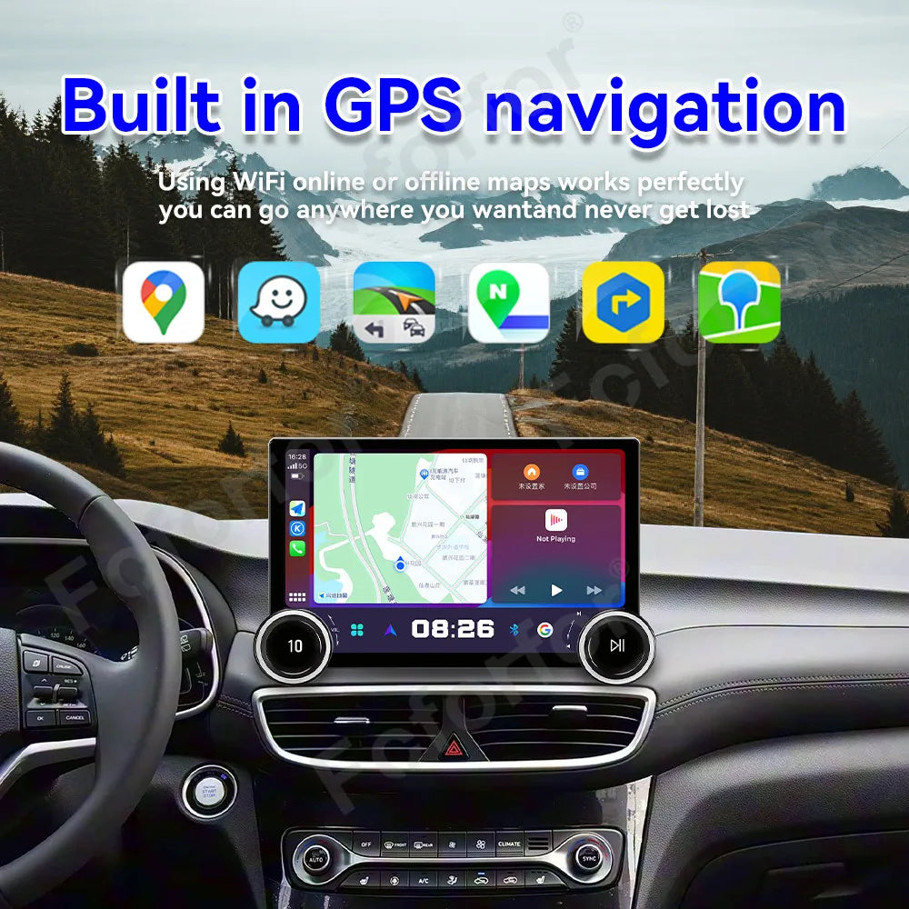 Premium Android 15 11.5 Inch HD Touch Wireless CarPlay Android Auto GPS Navi Stereo Head U
