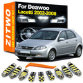 ZITWO 10Pcs LED Interior Reading Light License Plate Bulb Kit For Daewoo Lacetti 2002 2003 2004  - Canbus LED Car Light