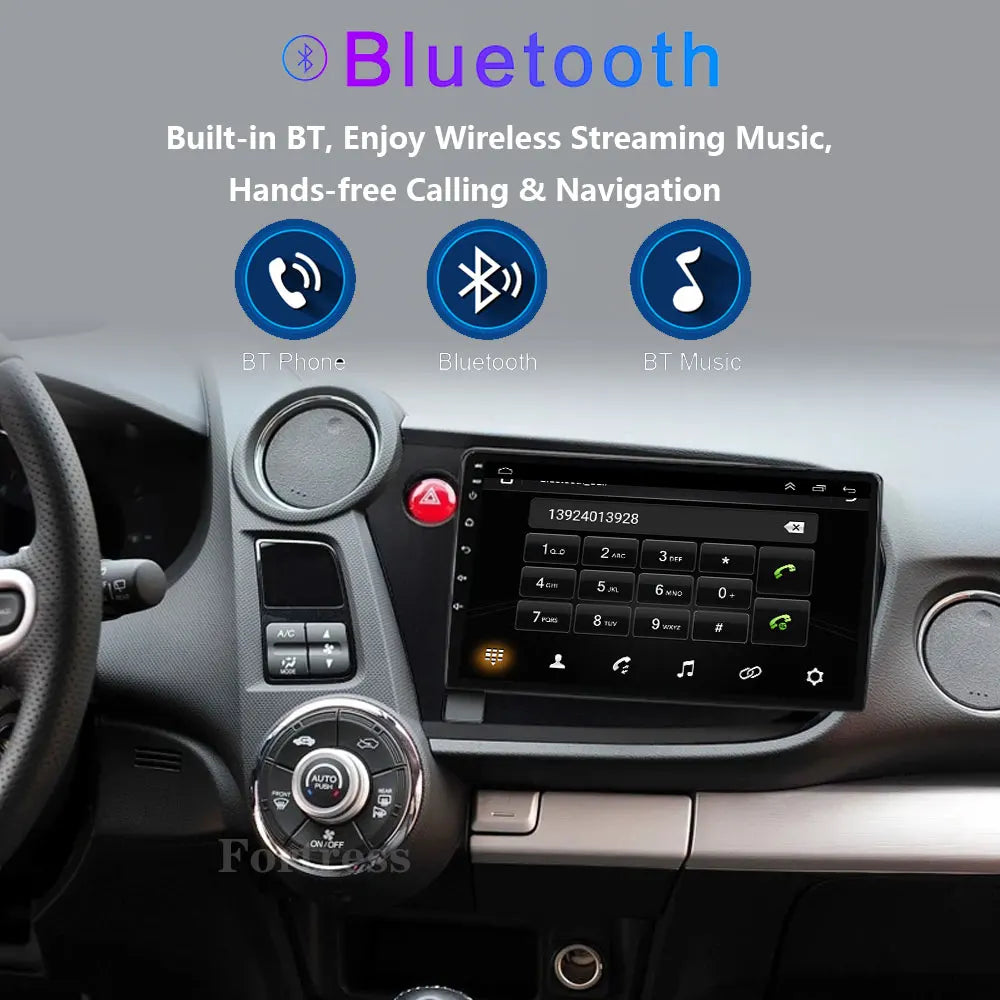 Android 16 2K Incell Screen Multimedia For Honda Insight 2 LHD RHD 2009 - 2014 Stereo Head