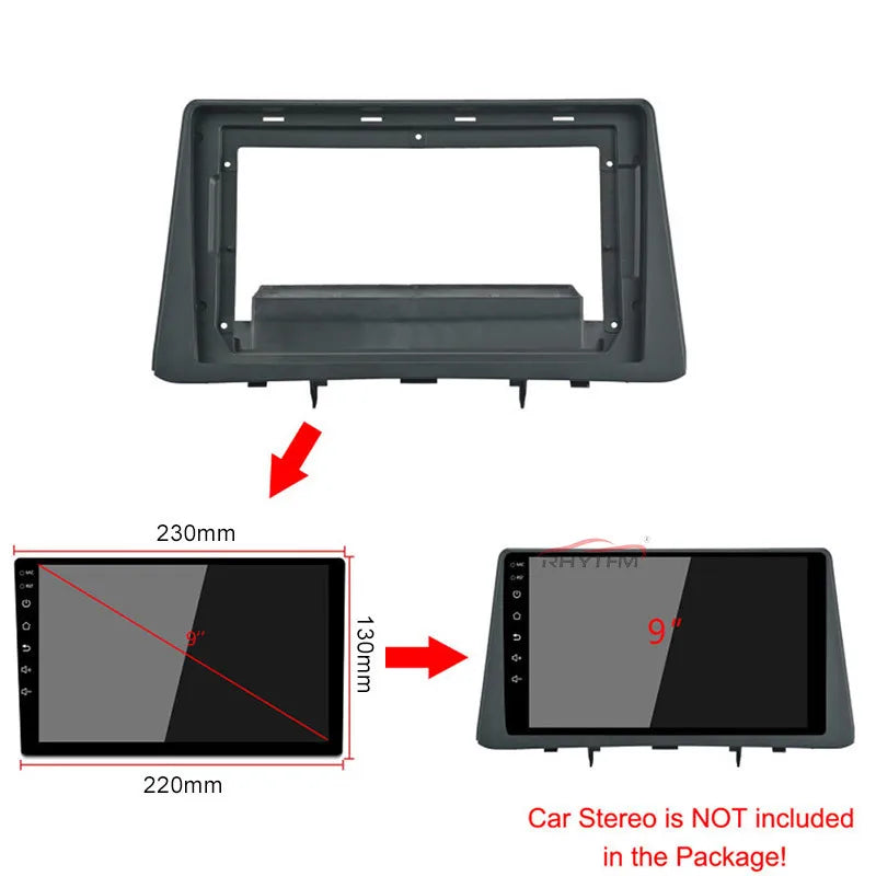 Fits Car Fascia Trim Kits for Opel Mokka 2012-2016 Vauxhall Mokka Double Din Dvd Fascia Fr | AUTOKITSHOP