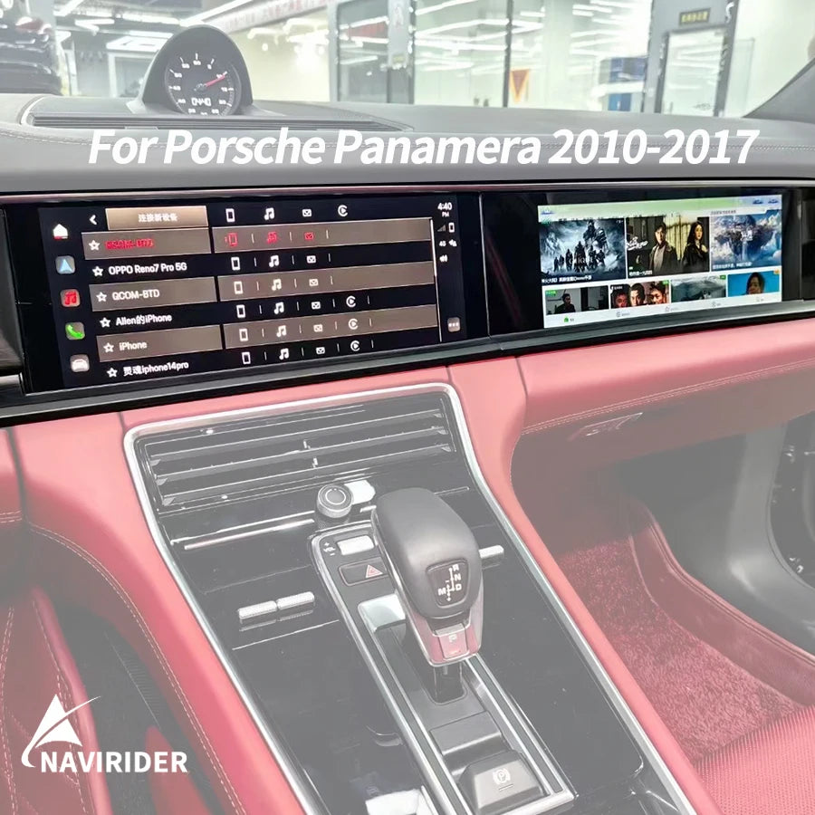 12.3+11.4inch LHD For Porsche Panamera 2010-2016 Android AUTO Carplay 4G 8Core Car Multime