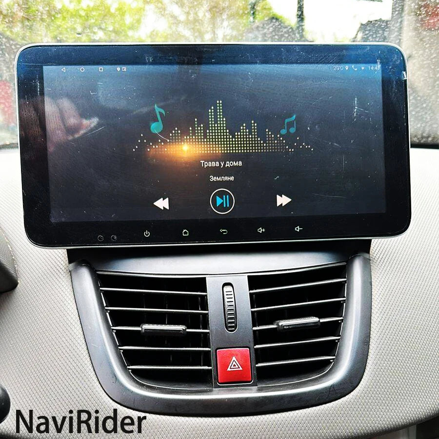 12.3inch Radio Android 14 For Peugeot 207 CC 207CC 2006 2007 2008 2015 Car Video Player St | AUTOKITSHOP