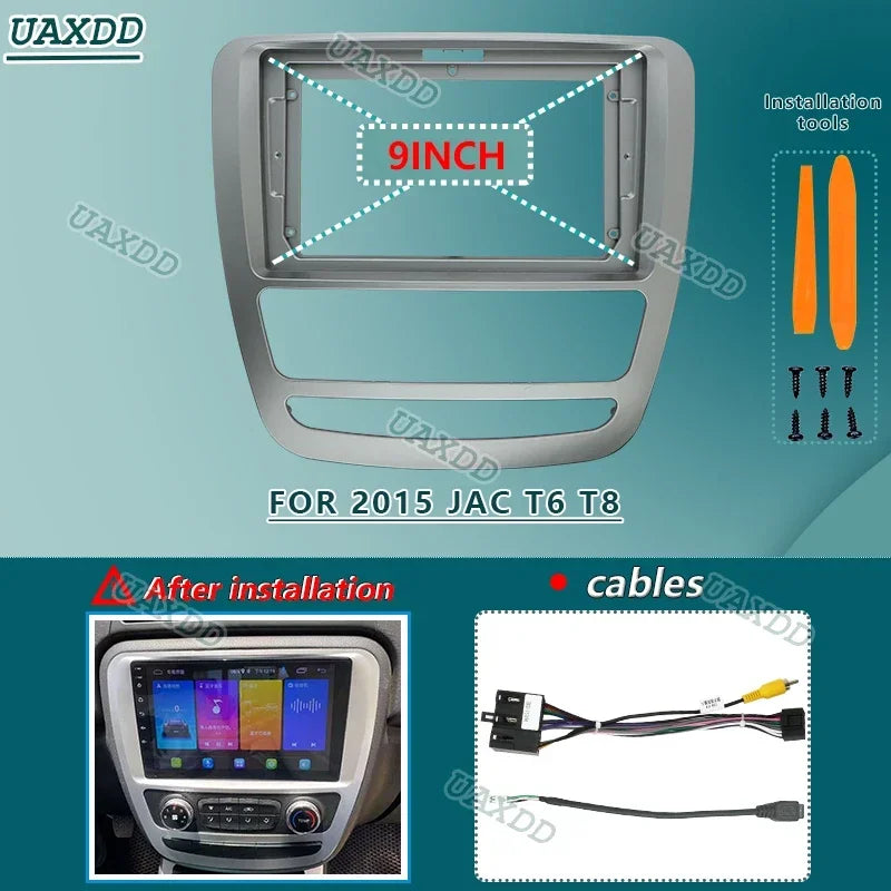 FOR 2015 JAC T6 T8 9INCH Car Radio Android DVD Stereo Audio Screens GPS CD Player Navigati