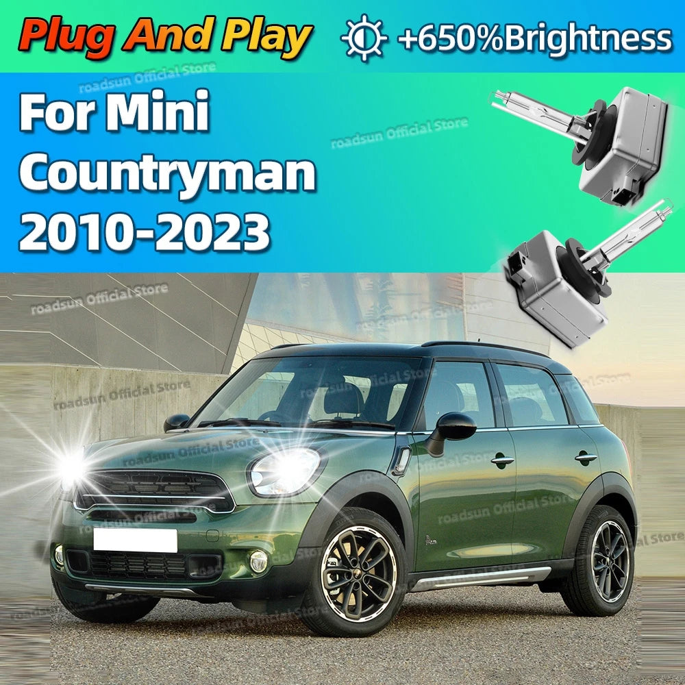 D1S HID Bulbs 6000K Xenon Headlight 35W Car Lamp For Mini Countryman 2010-2023 2011 2012 2