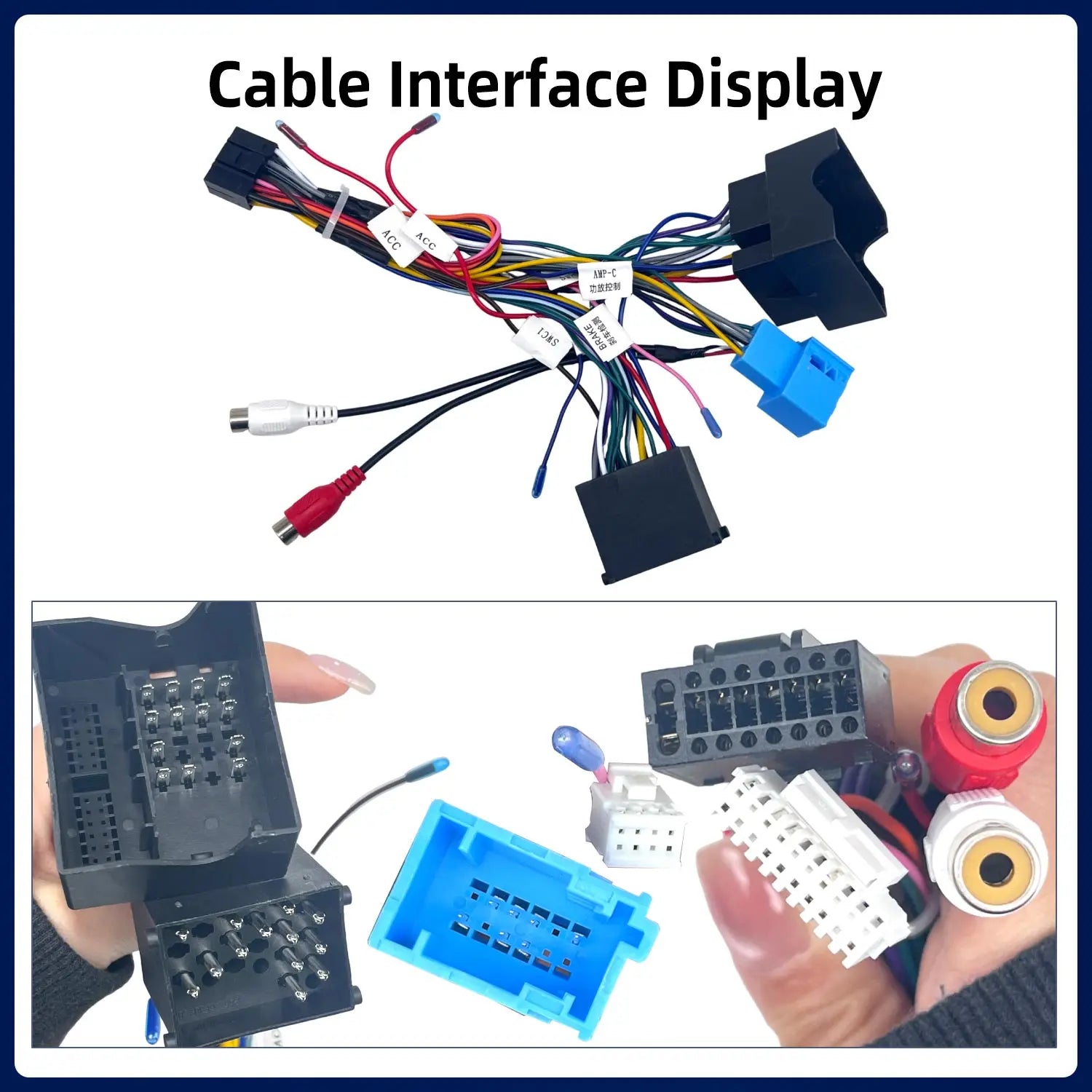 Car Radio in Car Multimedia Video Player Suitable for BMW E39 E46 E53 Audio Amplifier Powe