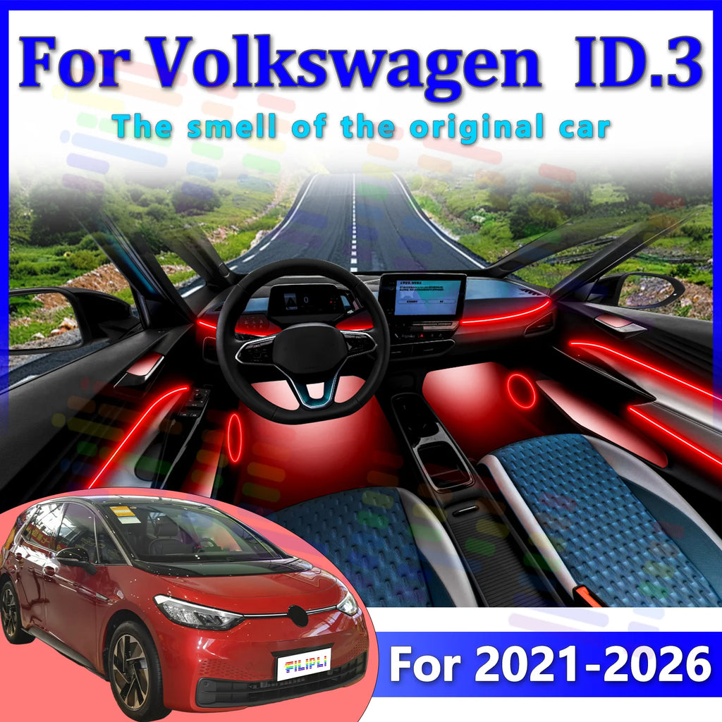 RGB - Ambient Light - for Volkswagen ID3 2021-2026 - App Control - Car Interior Lighting | AUTOKITSHOP