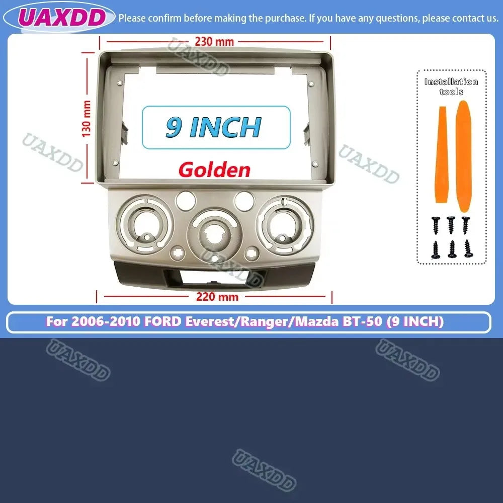 For 2006-2010 FORD EVEREST RANGER MAZDA BT-50 9INCH Car Radio Fascias Android MP5 CD GPS P