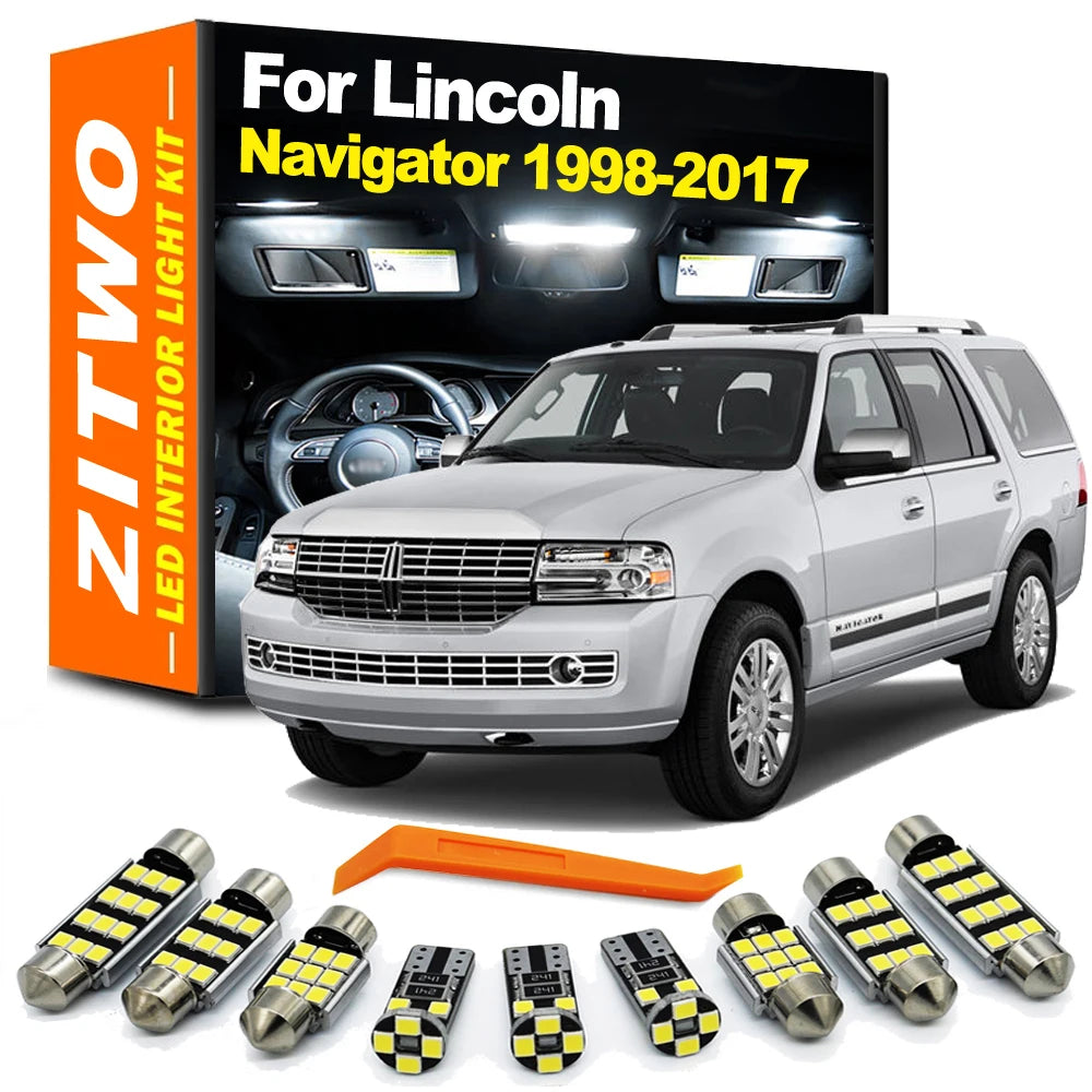 ZITWO Canbus Car LED Bulb Interior Light Kit For Lincoln Navigator 1998- 2010 20 for Lincoln 1998-2010 - Canbus LED Car