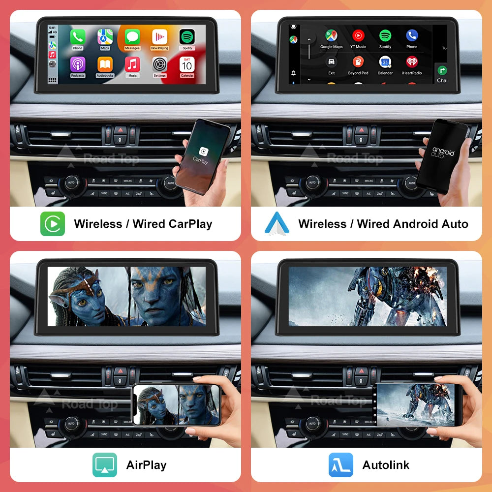 10.25'' 12.3'' 1920*720 Wireless Carplay Multimedia Player Android Auto Display Screen For | AUTOKITSHOP