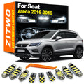 ZITWO 12Pcs LED Interior Dome Map Light Bulb Kit For Seat Ateca 2016 2017 2018 2019 Footwell Cou - Canbus LED Car Light