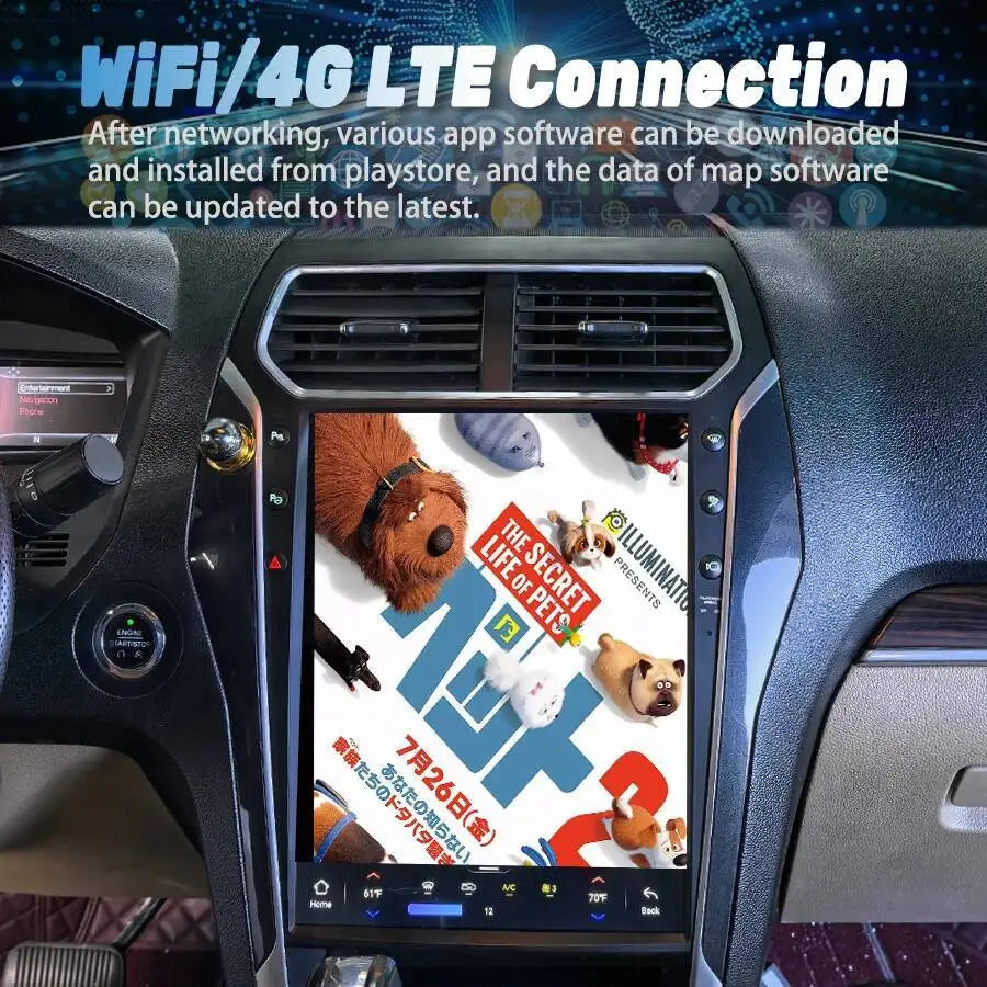 CarPlay Android For Ford Explorer 2011-2019 Car Multimedia Player Radio Stereo Auto GPS Na | AUTOKITSHOP