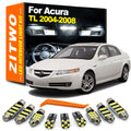 ZITWO 13Pcs Canbus LED Interior Light License Plate Lamp Kit For Acura TL 2004 2005 2006 2007 20 - Canbus LED Car Light