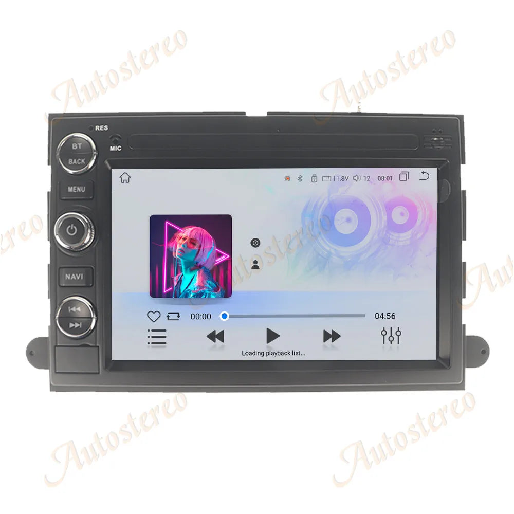 7 Inch Car Radio for Ford Mustang Explorer F150 2003-2008 CarPlay Android 14 Multimedia Pl