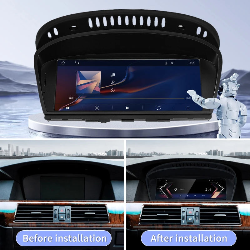 Factory Price Wireless Carplay Android Auto 8.8" Screen For BMW 3/5 Series E60 E61 E90 E91