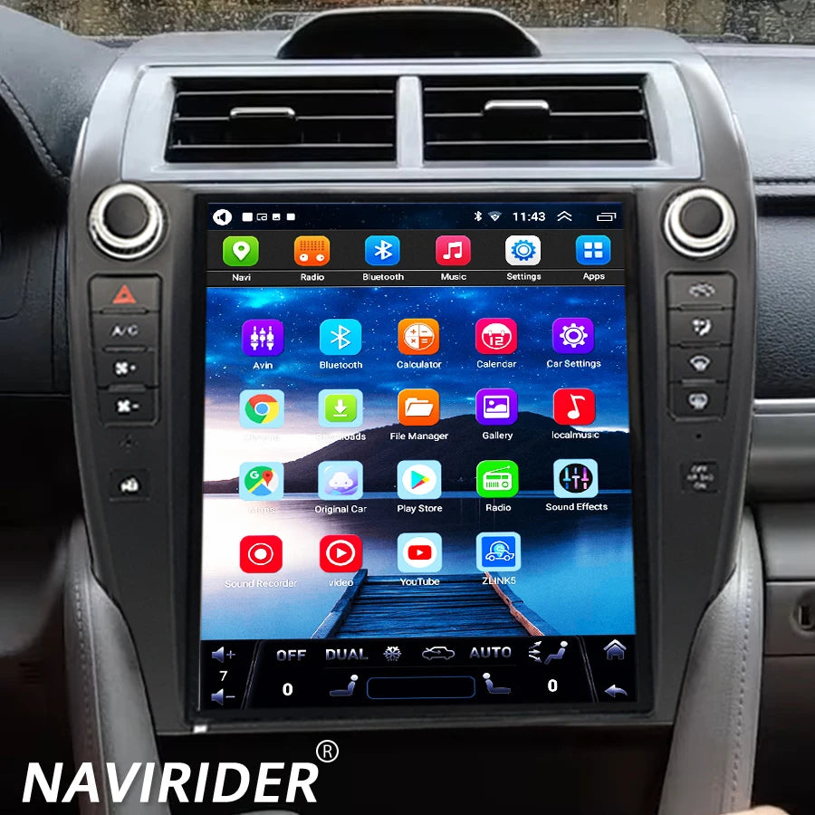 12inch Carplay Android 15 Screen For Toyota Camry 7 XV 50 55 US Version 2012-2017 Car Radi