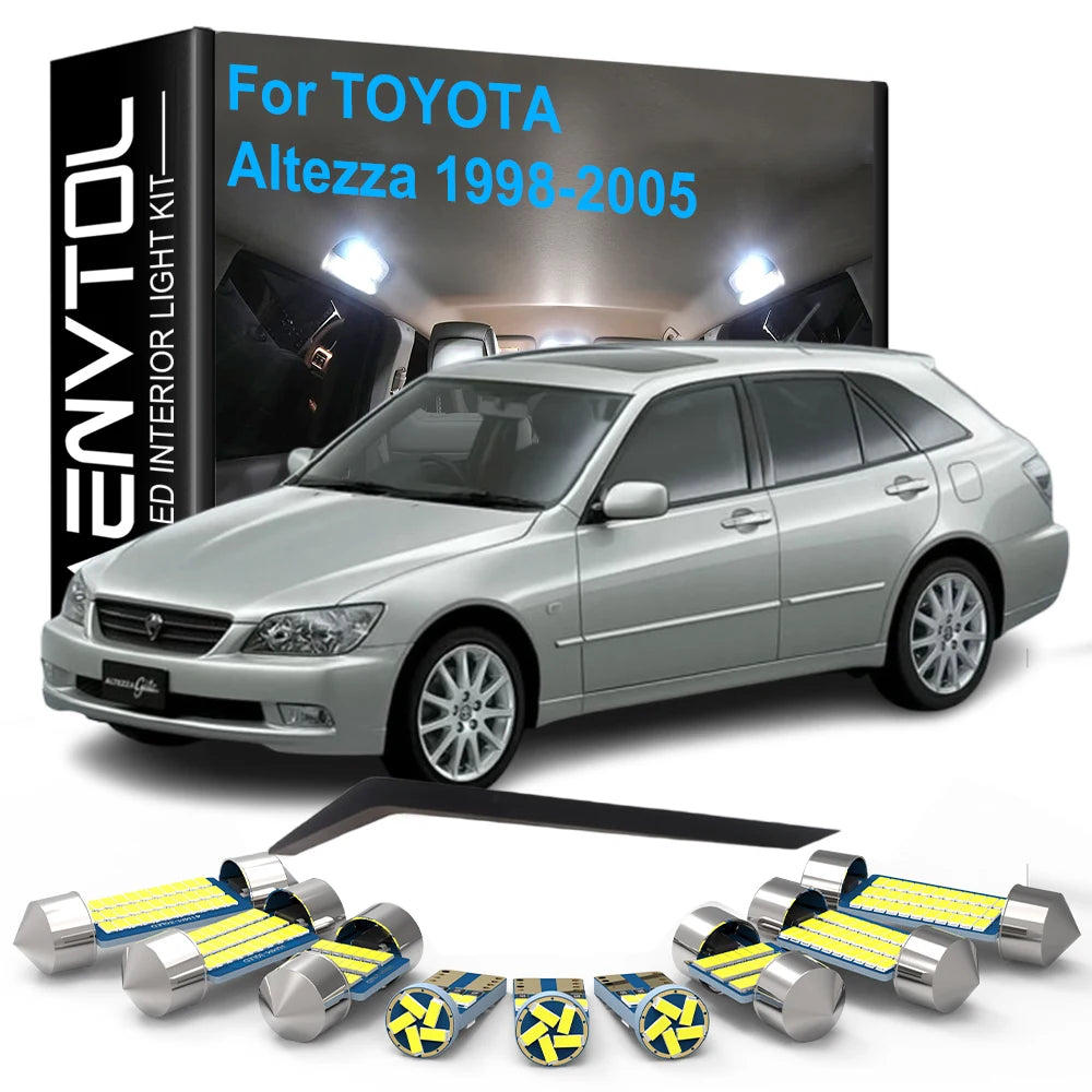 13-Piece LED Interior Light Kit for Toyota Altezza Gita - Canbus Error-Free Bulbs | AUTOKITSHOP