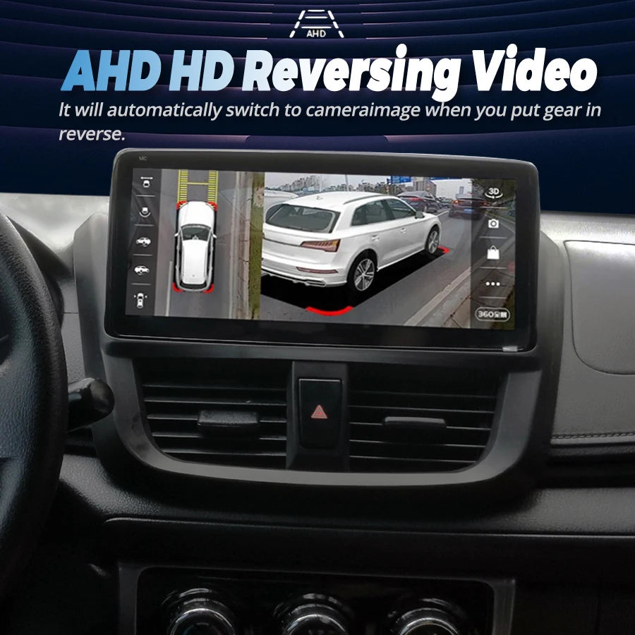 10.25" Android Player For Toyota Vios Yaris 2014 - 2016 Carplay Car Radio Stereo GPS Multi