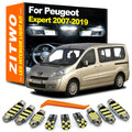 AutoKitShop 13Pcs Car LED Bulb Reading Interior Luggage Light Kit For Peugeot Expert 2 for Peugeot 2007-2016 - Canbus LED Car