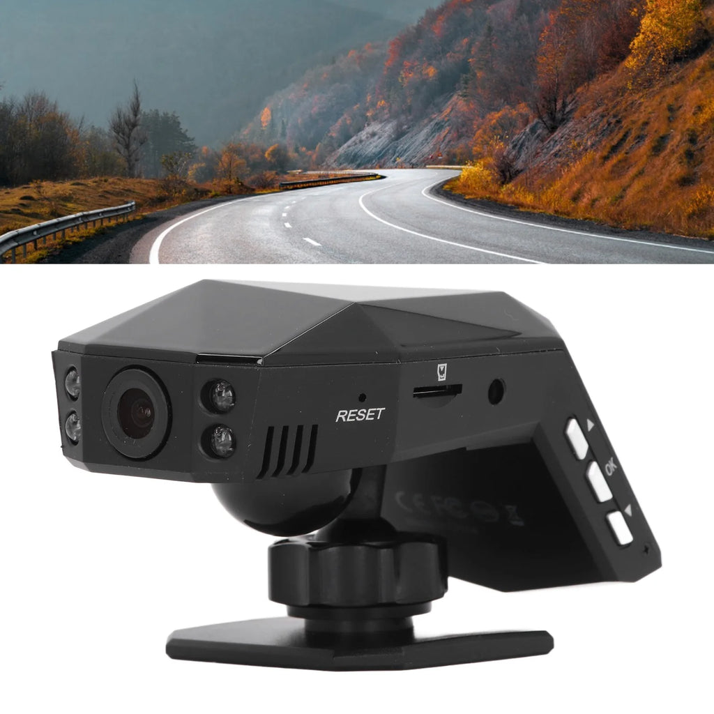Front and Rear Dash Cam Loop Recording 170 Degree Wide Angle 2.0 Inch Display Screen Dash Cam Fr - Automotive LED Light
