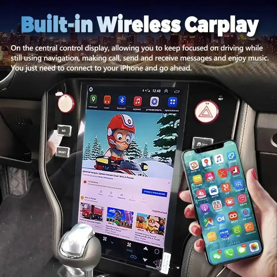 11.8inch Android 13 Screen Car Radio For Ford Mustang 2013-2020 Multimedia DSP Stereo Play | AUTOKITSHOP