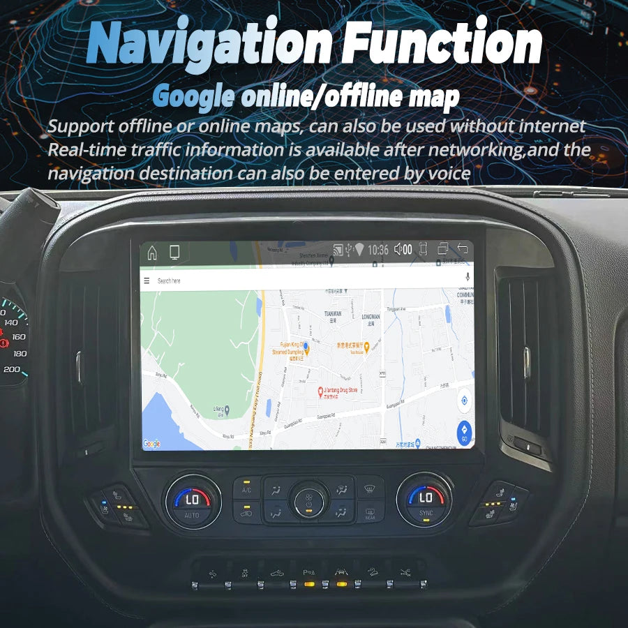 13.3inch For Chevrolet Silverado 3 GMTK2 GMC Sierra 2014-2018 Carplay Auto Radio Multimedi | AUTOKITSHOP